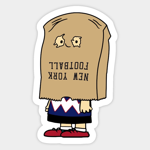 New York Bag Of Shame Sticker by unsportsmanlikeconductco